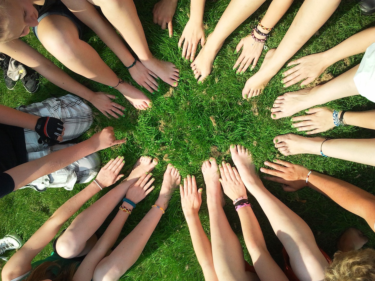Come ringraziare di far parte di un gruppo?